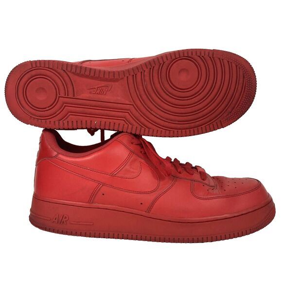 Nike Air Force 1 Low \'07 LV8 -Men\'s 13 -Triple/University Red Shoes- CW6999-600 main image 11